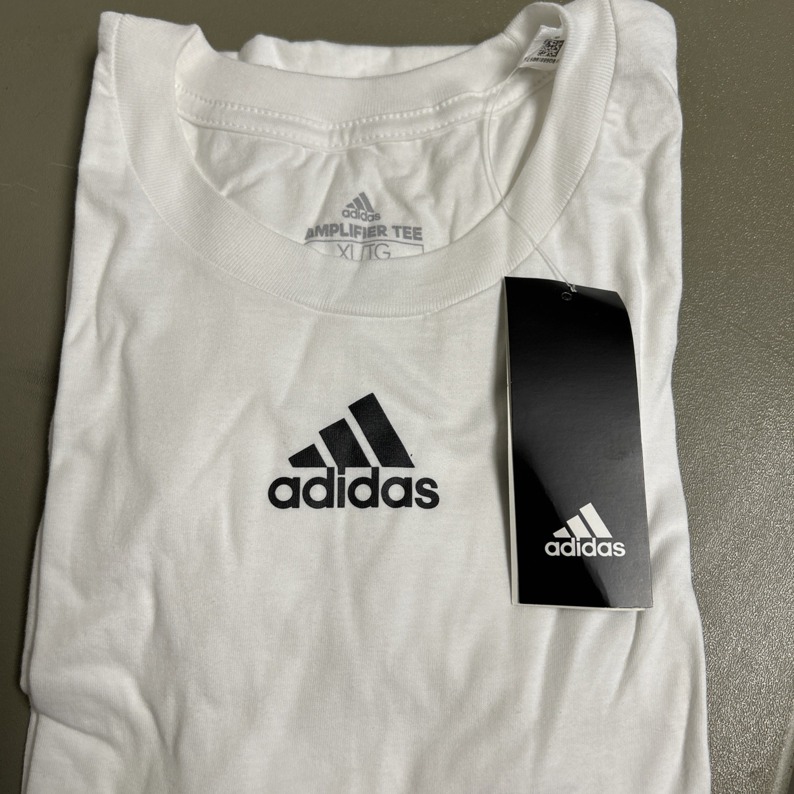 adidas Cotton Amplifier Tee Short Sleeve White EK0172 Men’s Size XL – NWT
