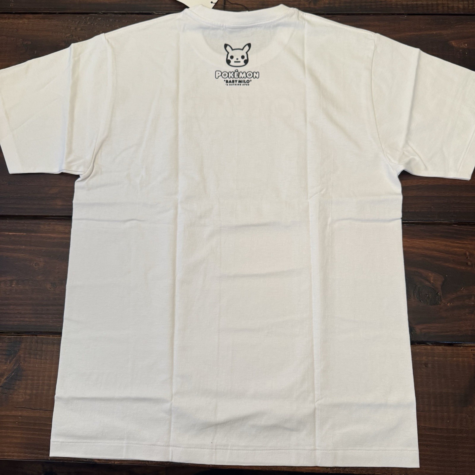 BAPE Baby Milo x Pokemon Monotone Starters #3 Tee White Sz Large FW20 Authentic