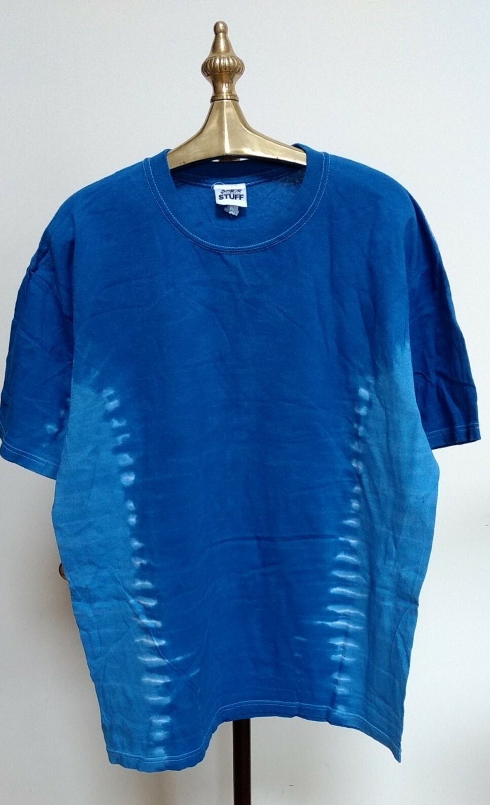 New Anvil Tie Dyed T-Shirt Blue XLarge