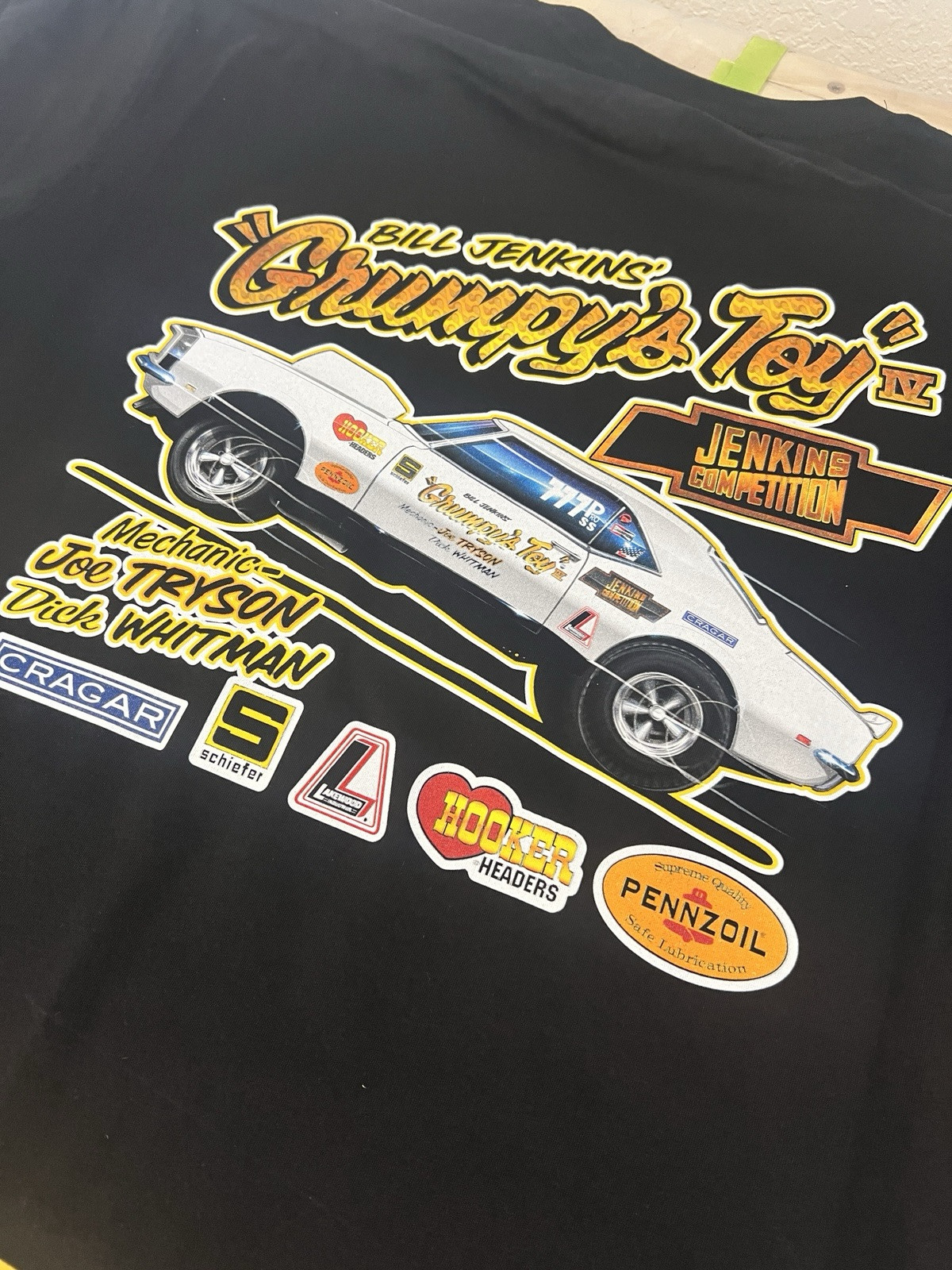 Bill “Grumpy” Jenkins Grumpy’s Toy 1968 Pro Stock Camaro Racing T-Shirt