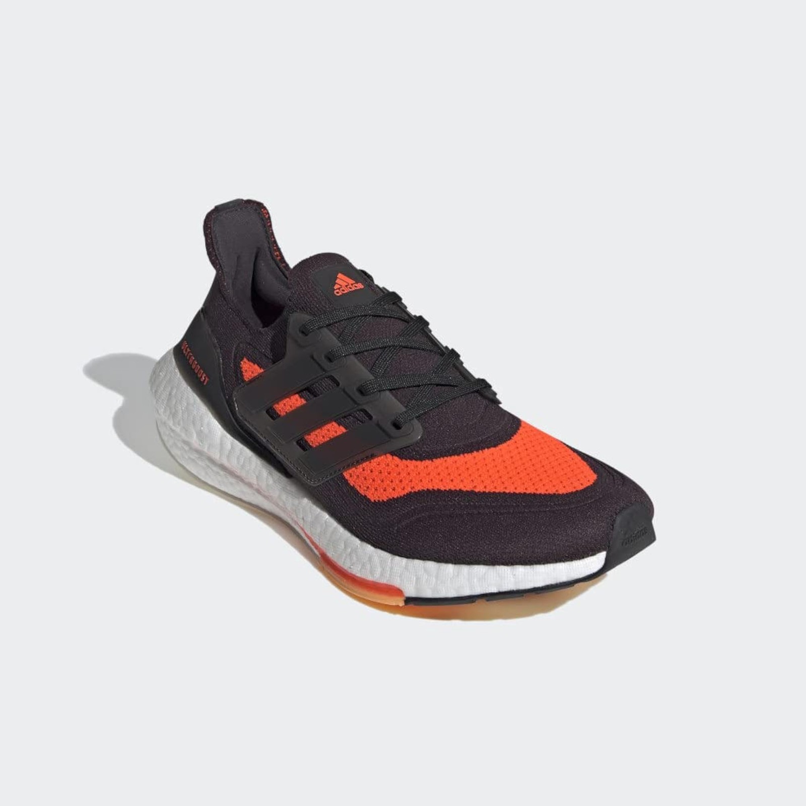 Adidas Men’s Ultraboost 21, Carbon/Black/Solar Red, 12 – Carbon/Black/Solar Red