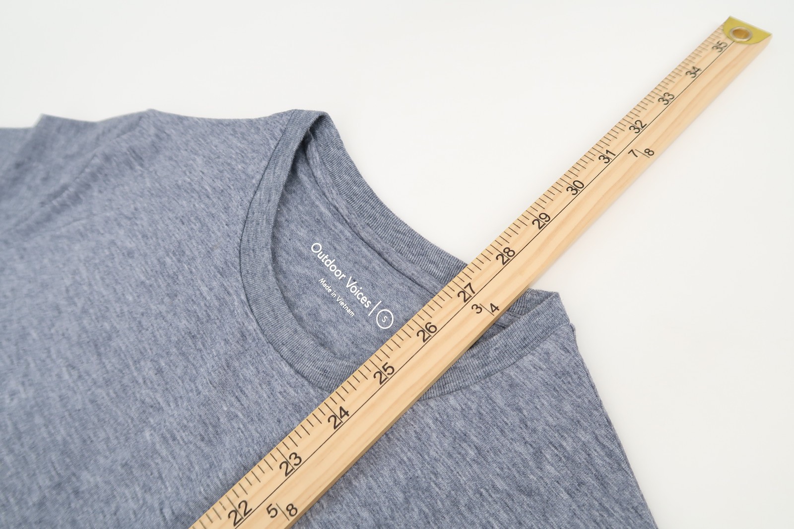 Outdoor Voices Mens Small Short Sleeve Blue Crewneck Doing Things T Shirt