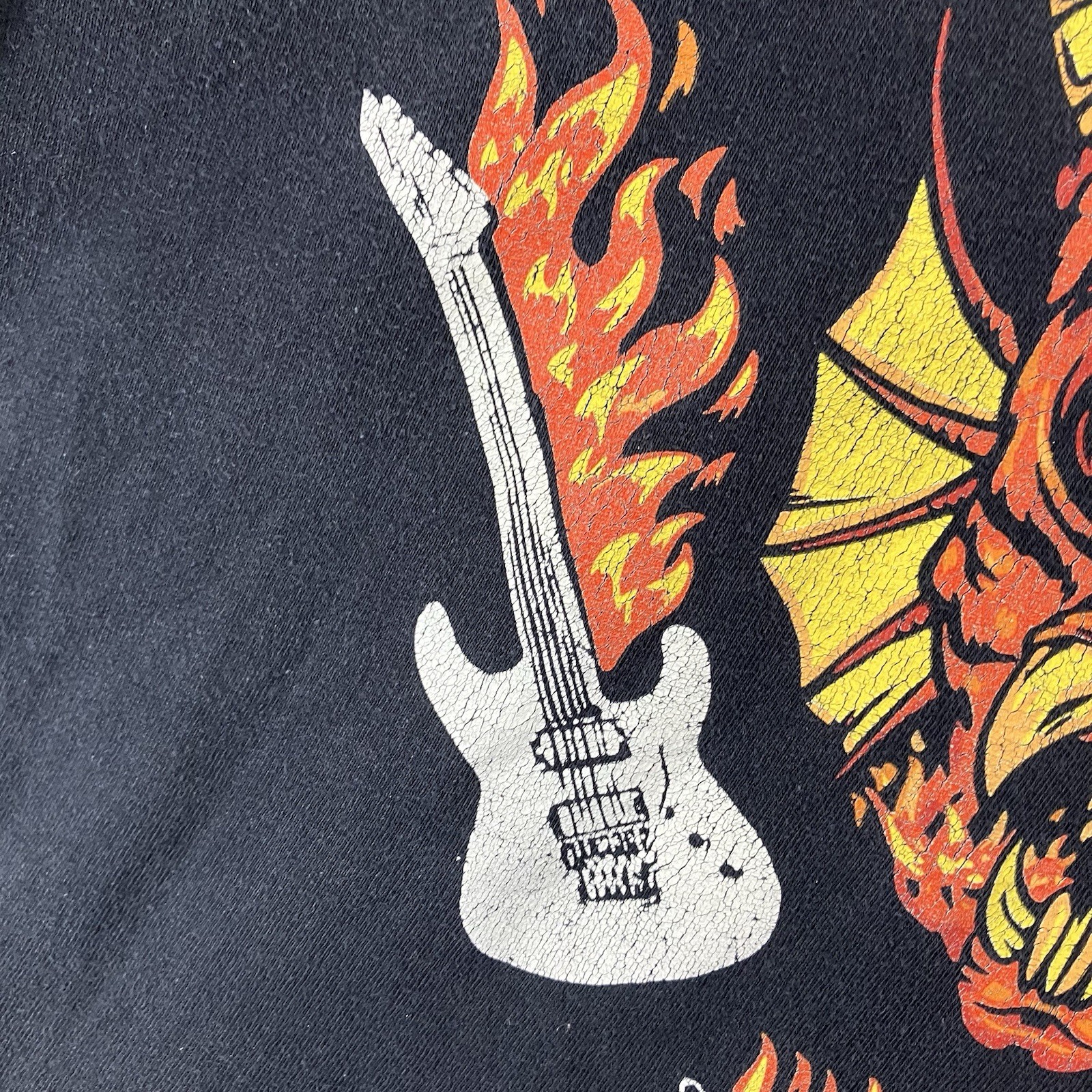 Stranger Things X Metallica Size M 100% Cotton Black Shirt Hellfire Club
