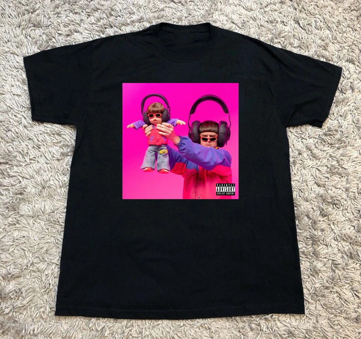 Apparel Let Me Down – Single by Oliver Tree Black Shirt BS1914