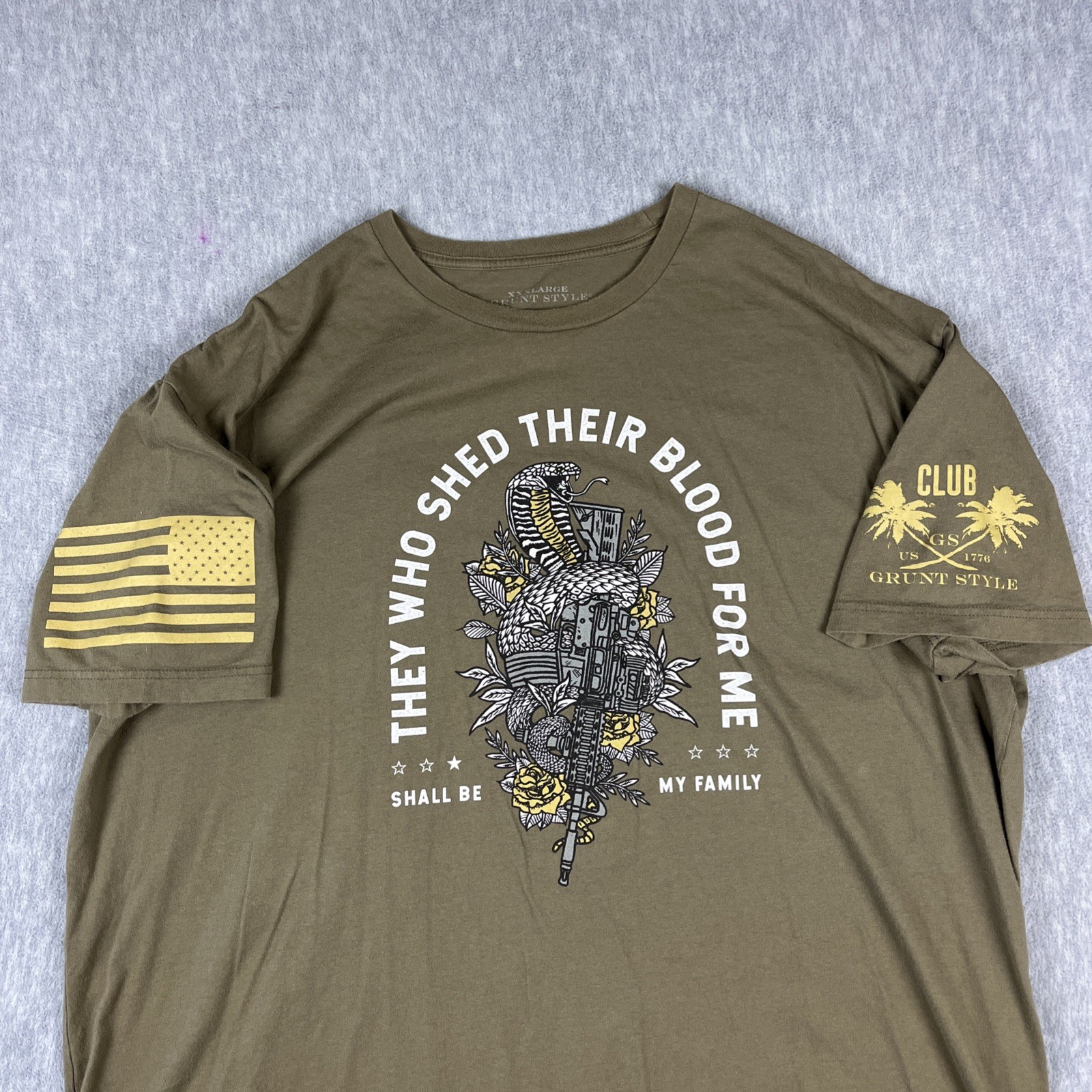 Grunt Style CLUB MEMBER GRUNT XXXL T-shirt 3XL Lot of 4 Shirts See Description
