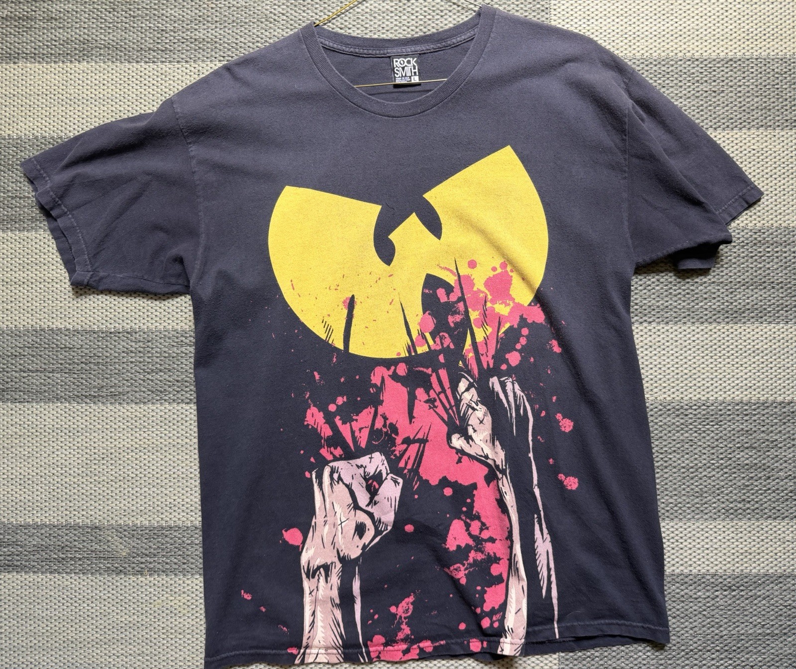 Wu-Tang Brand Limited T Shirt Rocksmith Collab Be Street Size L