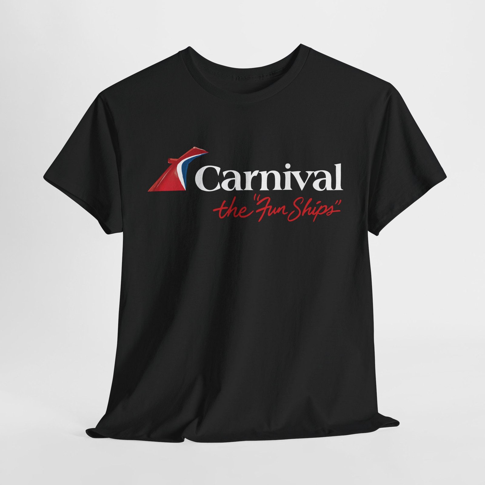 New Carnival Cruise Line Logo T-Shirt Vacation Travel Ship Unisex Tee S-5XL
