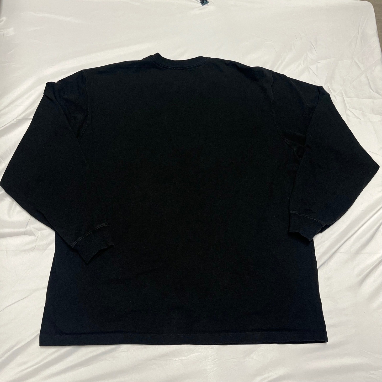 Carhartt Mens 3XL Black Long Sleeve Pocket Shirt Original Fit