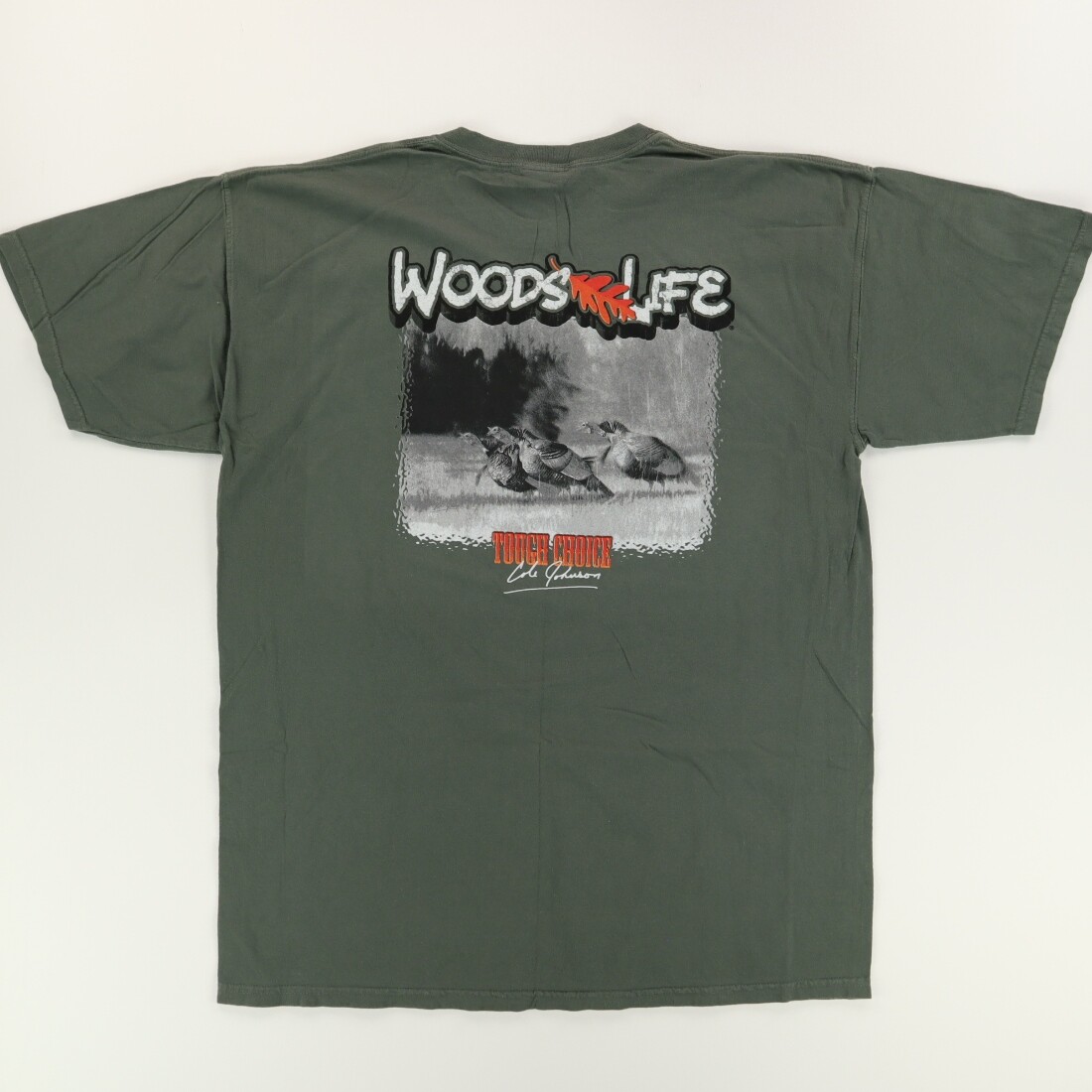 Woods Life Turkey Solid Graphic T-Shirt Green Men’s XL