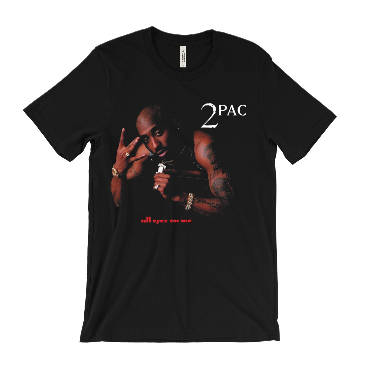 2pac T Shirt – All Eyez On Me album art – vntg rap tee Tupac Death Row Snoop