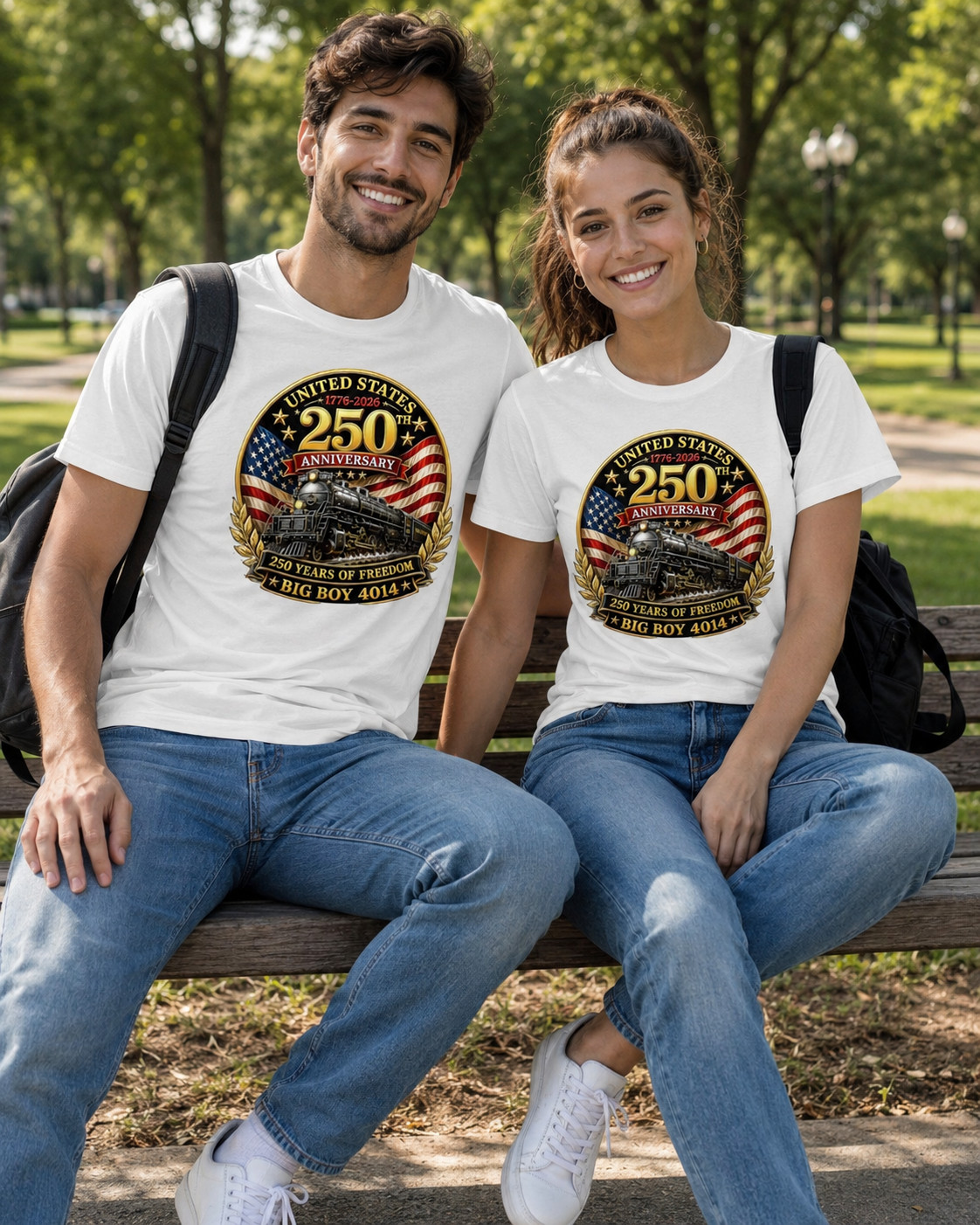 Big Boy 4014 Vintage 250 Steam Locomotive Railroad Train T-Shirt