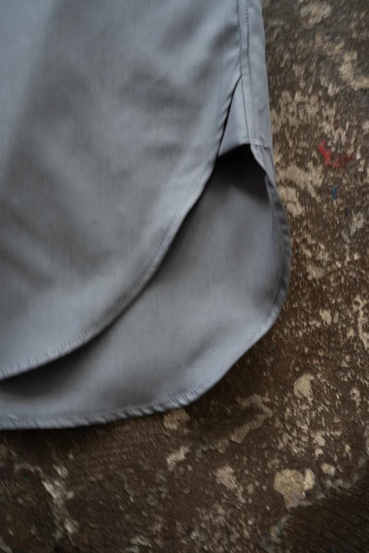 STILL BY HAND 200 Double High-Density Short Sleeve Shirt 46 Slate Gray