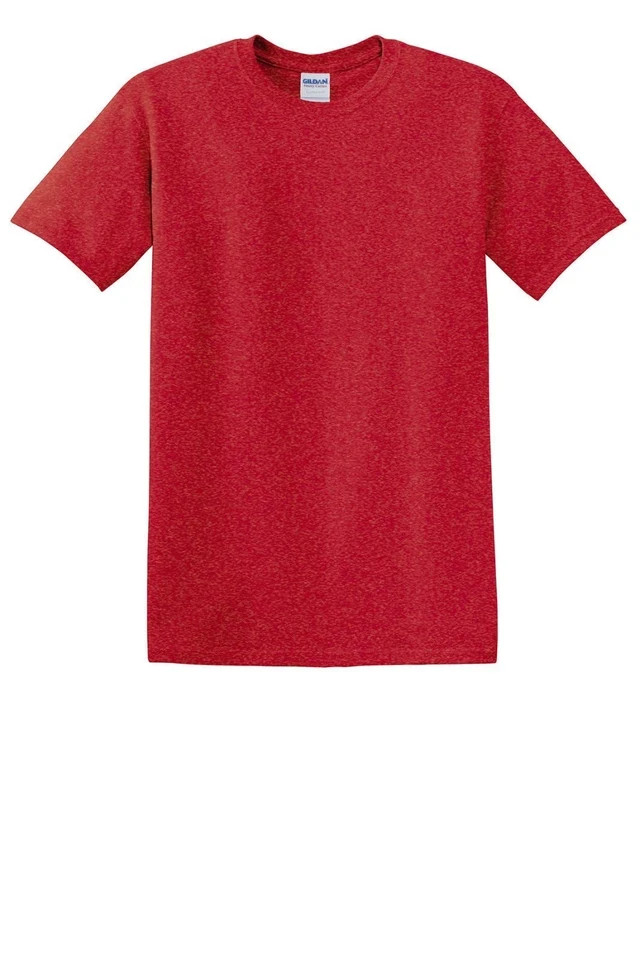 6 Pack Gildan 5000 Men’s T-Shirt Heavy Cotton Short Sleeve Plain Blank Tee S-3XL