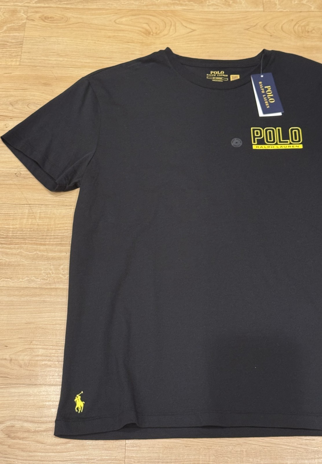 Polo Ralph Lauren Men’s Classic Fit Polo Graphic Print T-Shirt Tee Black S-XXL