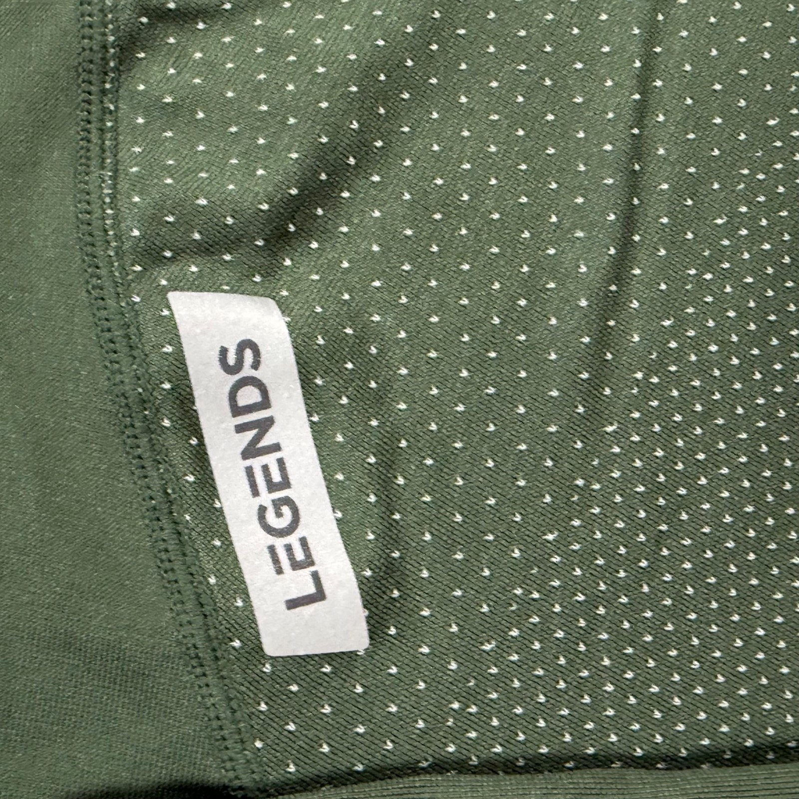 Legends Athletic Shirt Mens XL Green Nylon Gym Ventilated Performance READ