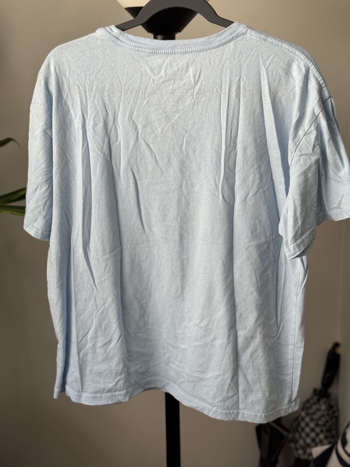 Def Leppard Adult XXL Graphic T Shirt High n Dry Blue Band Tee Retro Distressed
