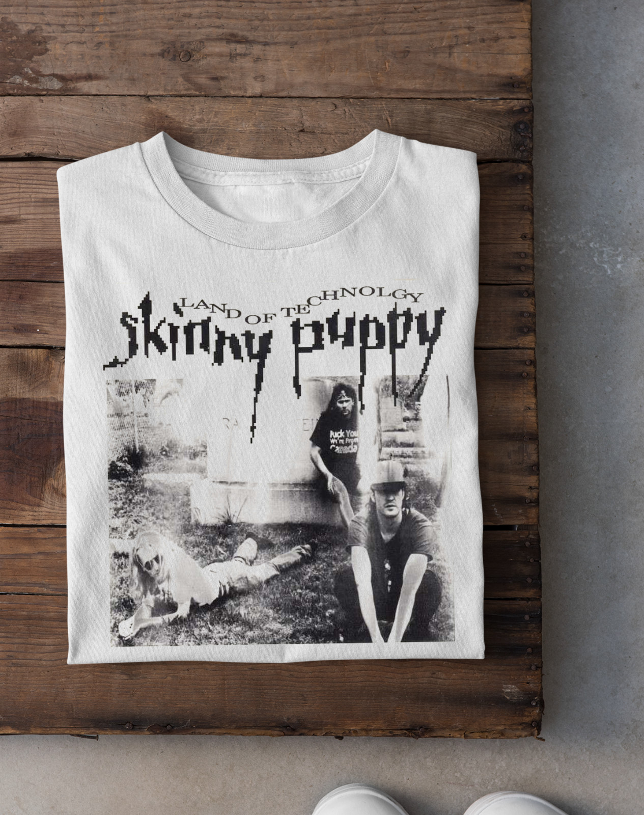 Skinny Puppy – Land Of Technology White Shirt Gift Fans S-234XL