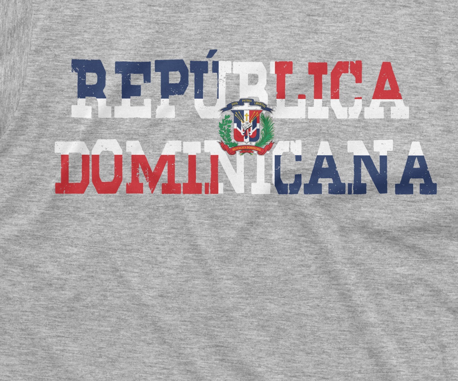 RepÃºblica Dominicana T-shirt Dominican Republic Flag Coat of Arms Patriotic Tee