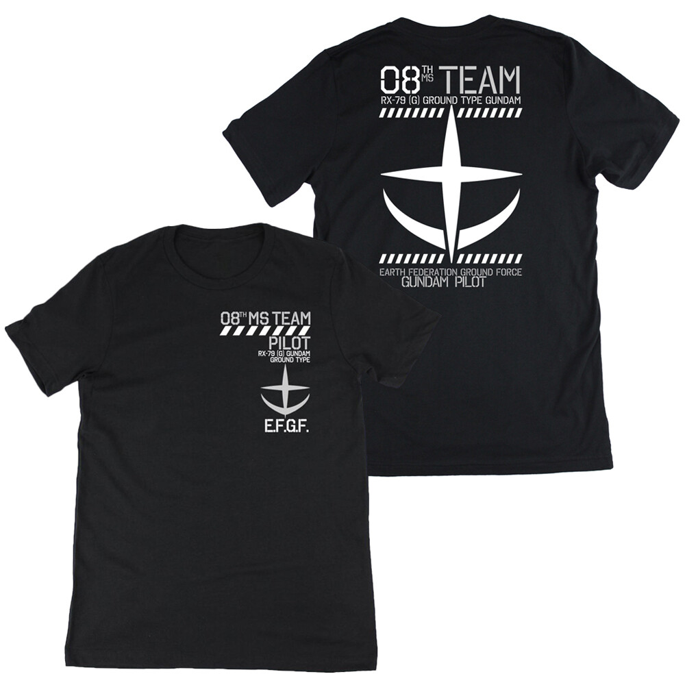 Gundam EZ8 08th MS Team Shiro Amada Karen Joshua Pilot Anime Graphic Art T-Shirt