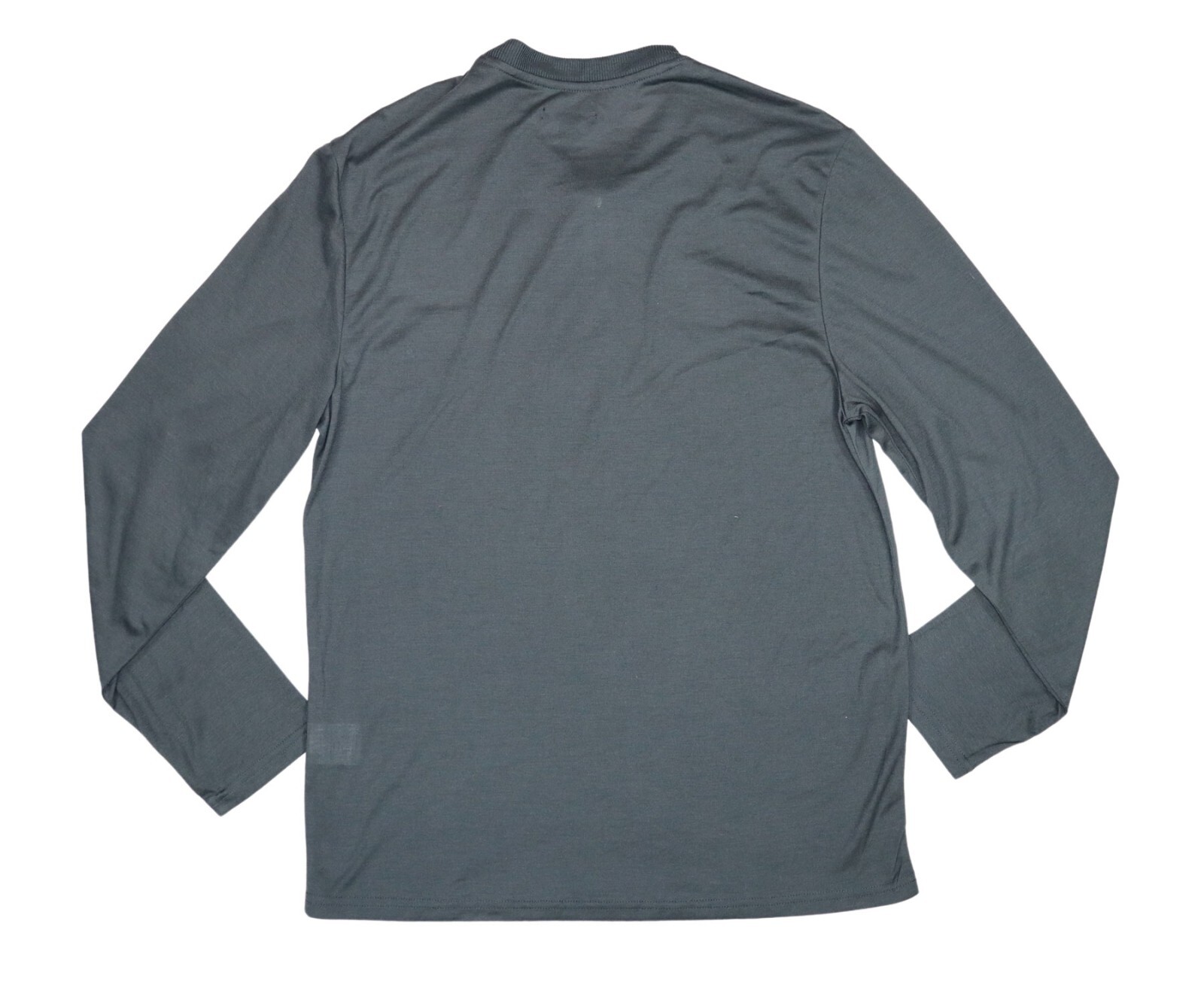 Alfani Solid Color 1/4 Zip Henley Long Sleeve AlfaTech Men’s T-Shirt XL NWT Grey