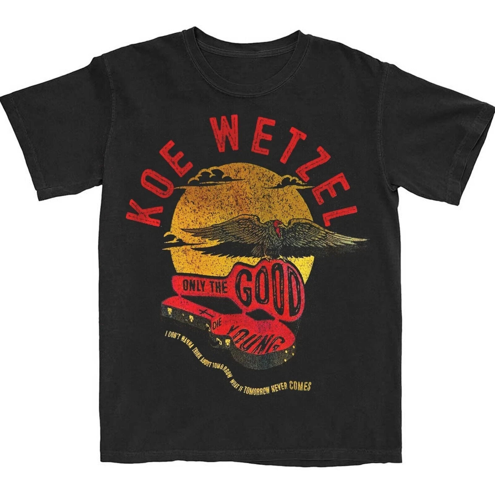 Hot Rare Koe Wetzel Black Short Sleeve All Sizes S-5XL Cotton For Fan HM1691