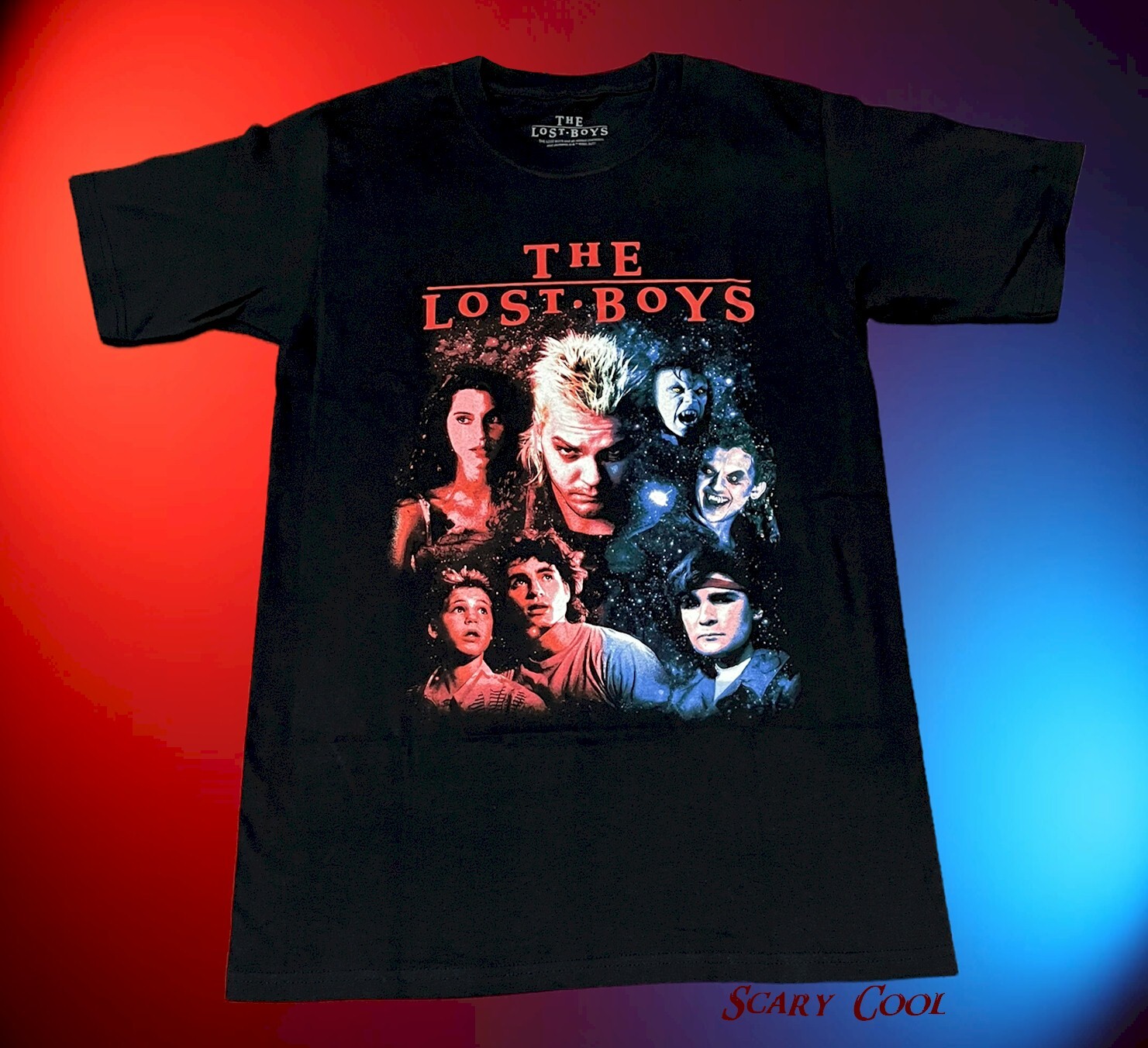 New The Lost Boys Movie Poster 1987 Mens Vintage T-Shirt