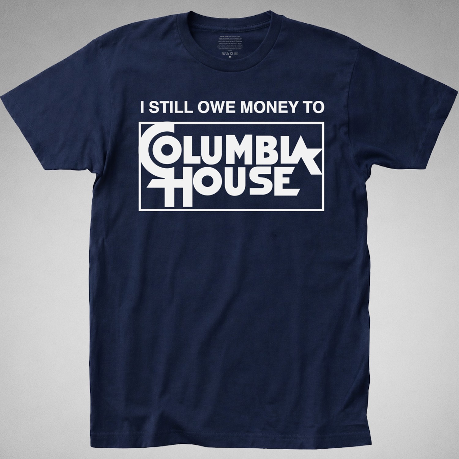 Columbia House T-SHIRT tee records penny CD CDs compact disc music audio funny