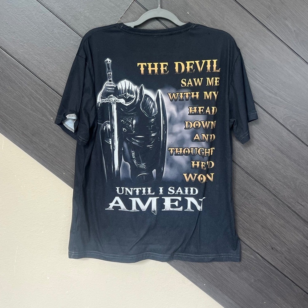 No Brand Religious Graphic T-Shirt