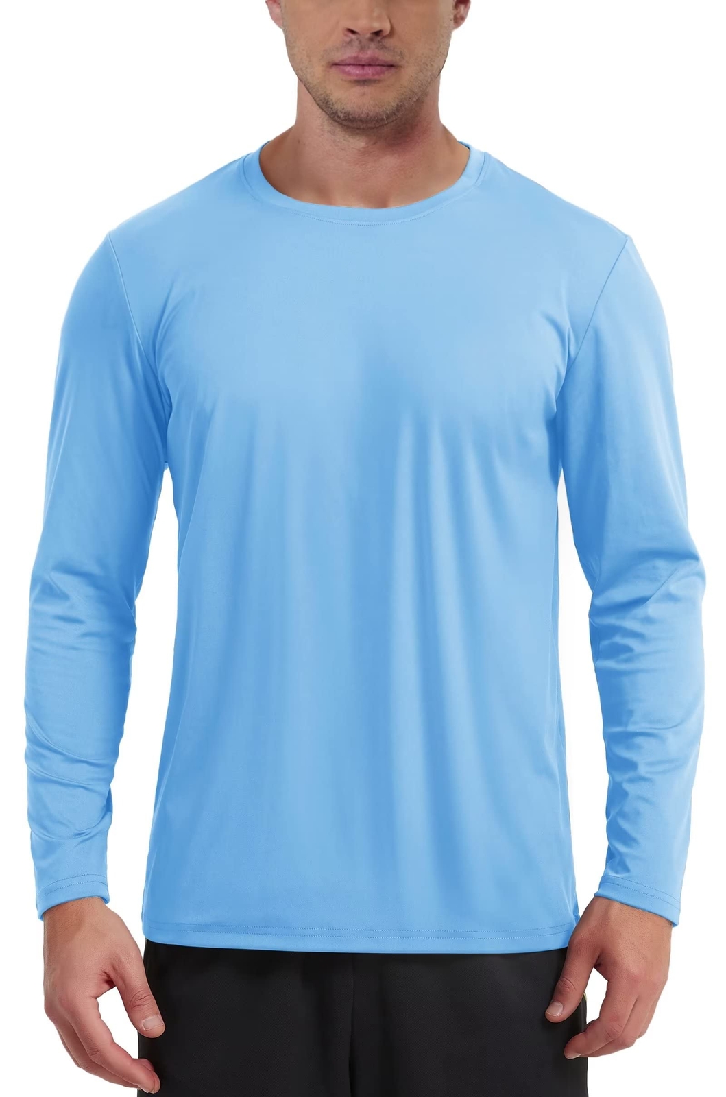 UPF50+ Men’s Long Sleeve T-Shirts UV Sun Protection Quick Dry Fishing Shirts Tee