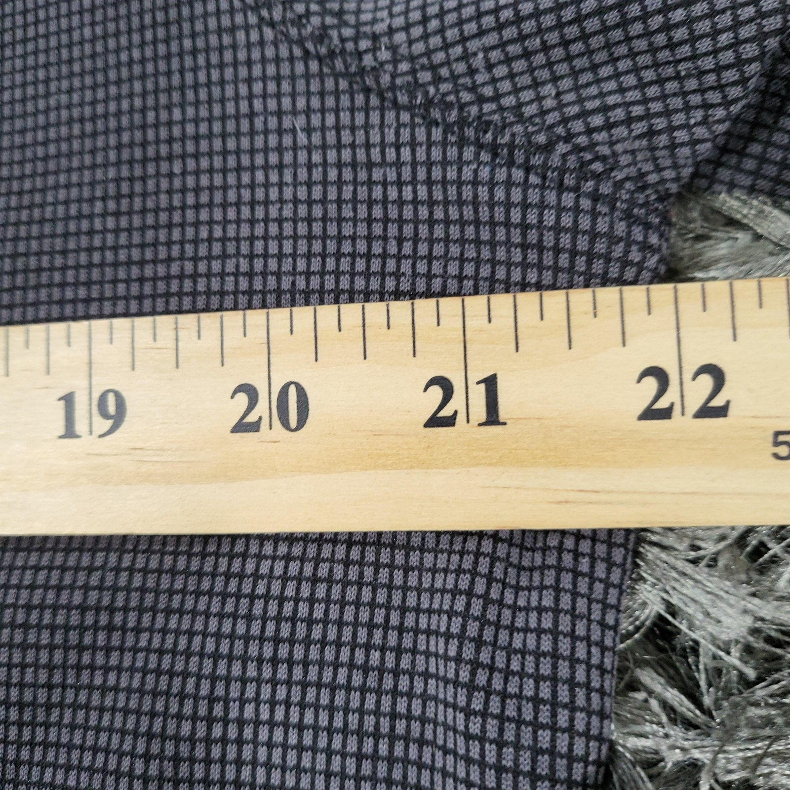 Tommy Bahama Shirt Mens Medium Gray Check Tee Modal Blend Soft Lightweight Flaw