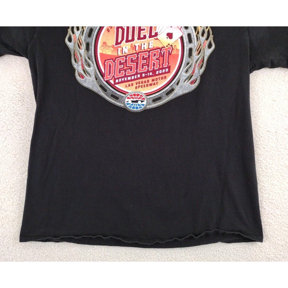 23rd Annual Duel in the Desert Las Vegas Motor Speedway T Shirt Mens Large Black