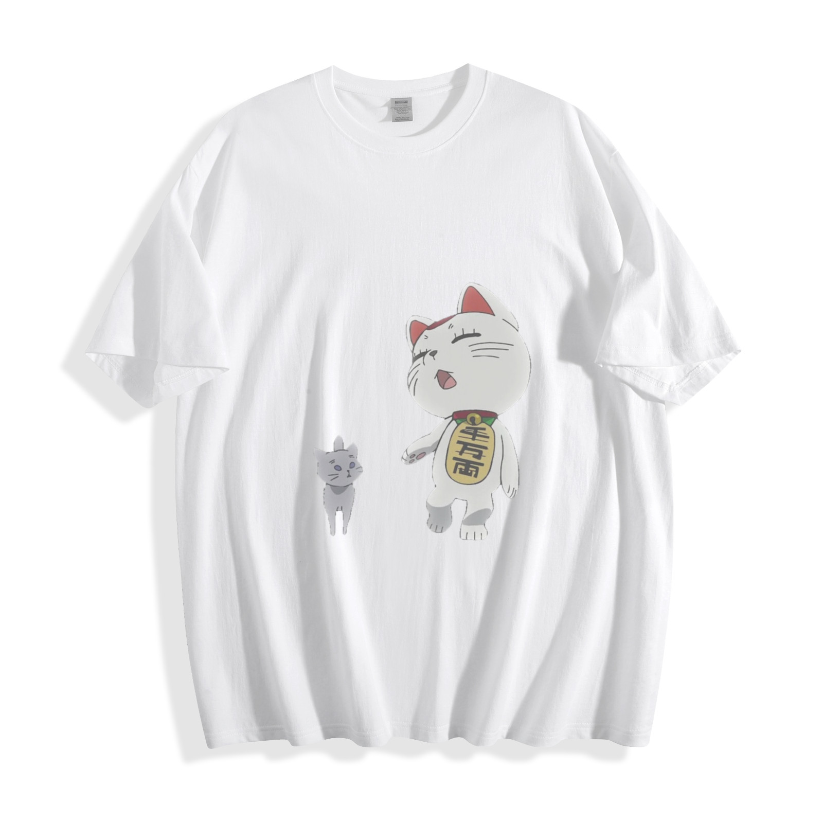 Dan Da Dan Lucky Cats T-Shirt – Cute Anime Unisex Tee