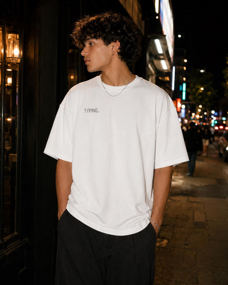 Oversized Streetwear Graphic Tee, Aesthetic Lyric Print Shirt, Trendy Y2K Unisex