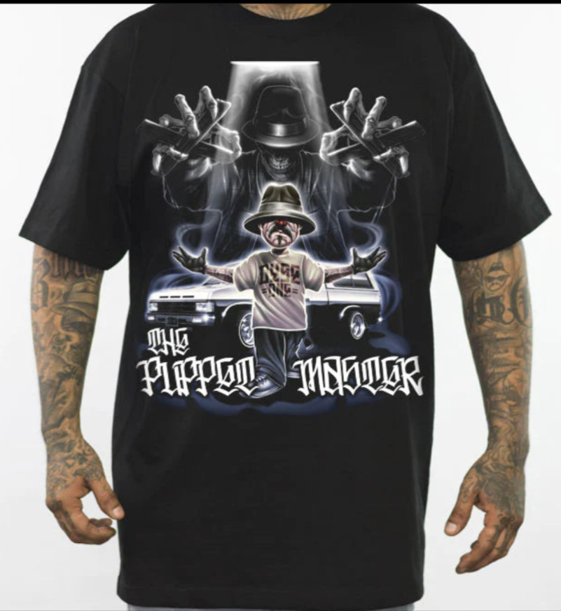 Dyse One Puppet Master Black T Shirt size L
