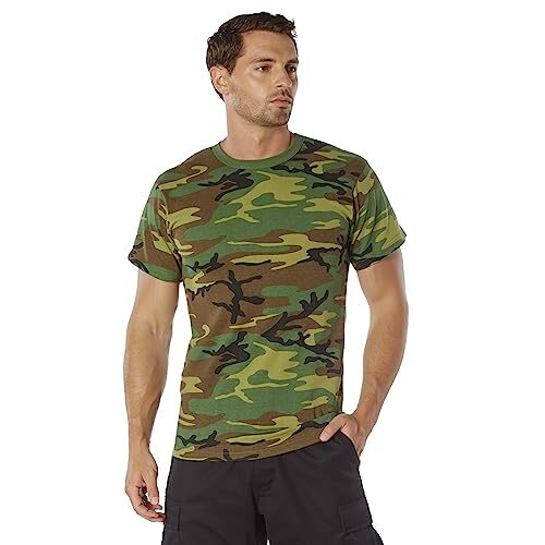 Rothco Woodland Camouflage T-Shirt 60560 – L
