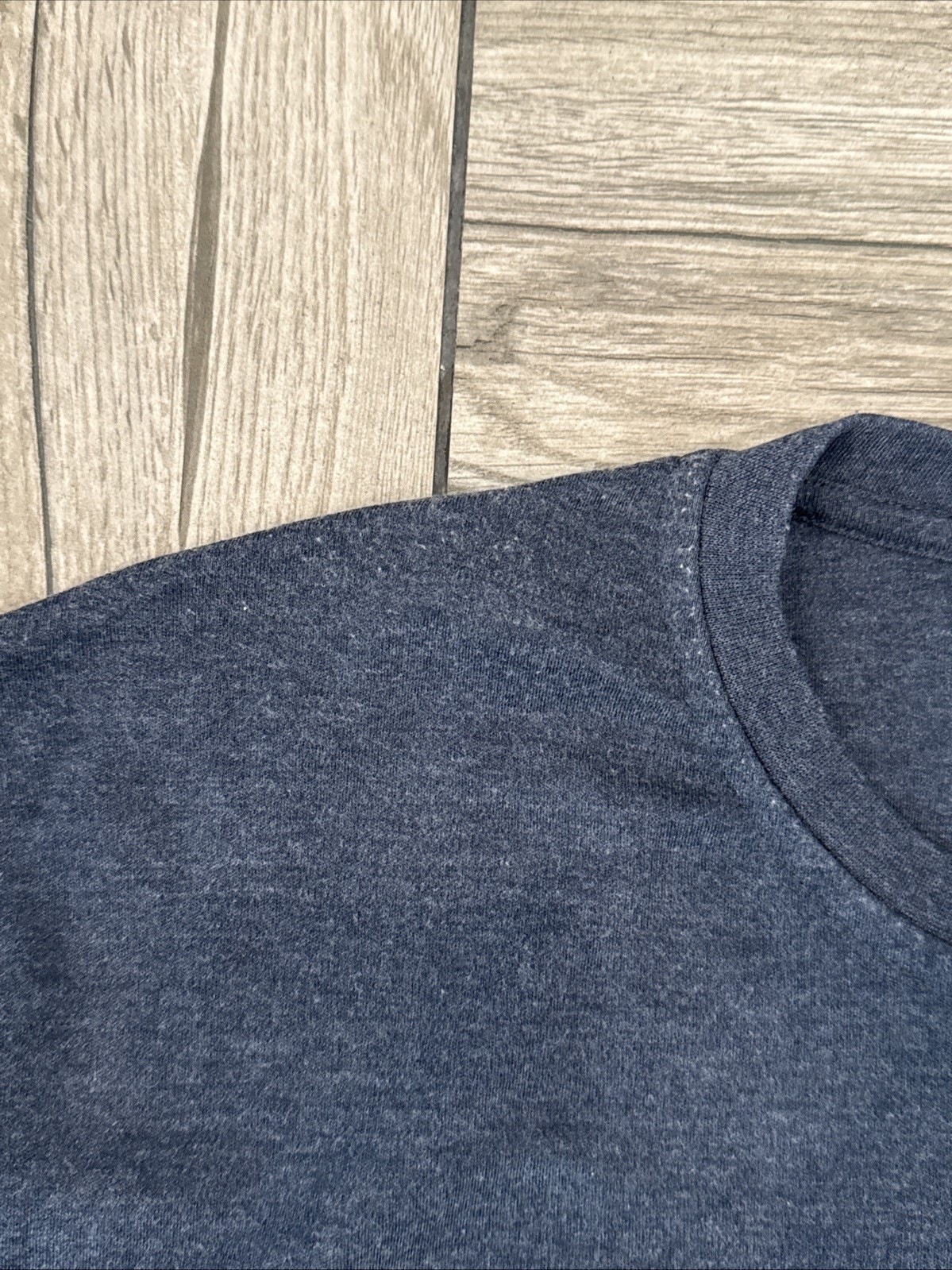 2017 Croft & Barrow Easy Care Long Sleeve Henley Navy Sail Heather Tee Size 4XB