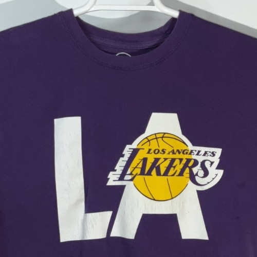 Los Angeles Lakers Short Sleeve T-Shirt Adult Large Purple