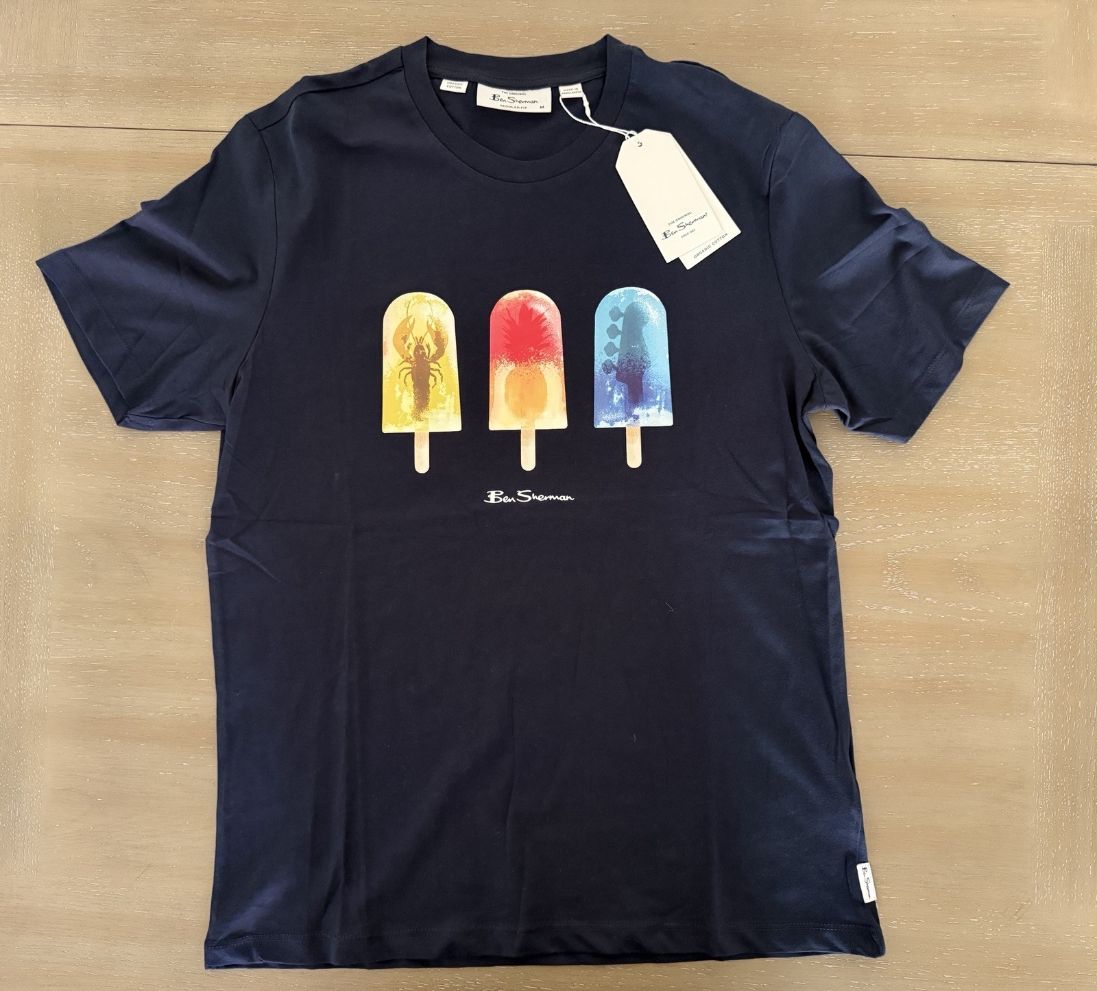 Ben Sherman Men’s Graphic Tshirt Size Medium Regular Fit