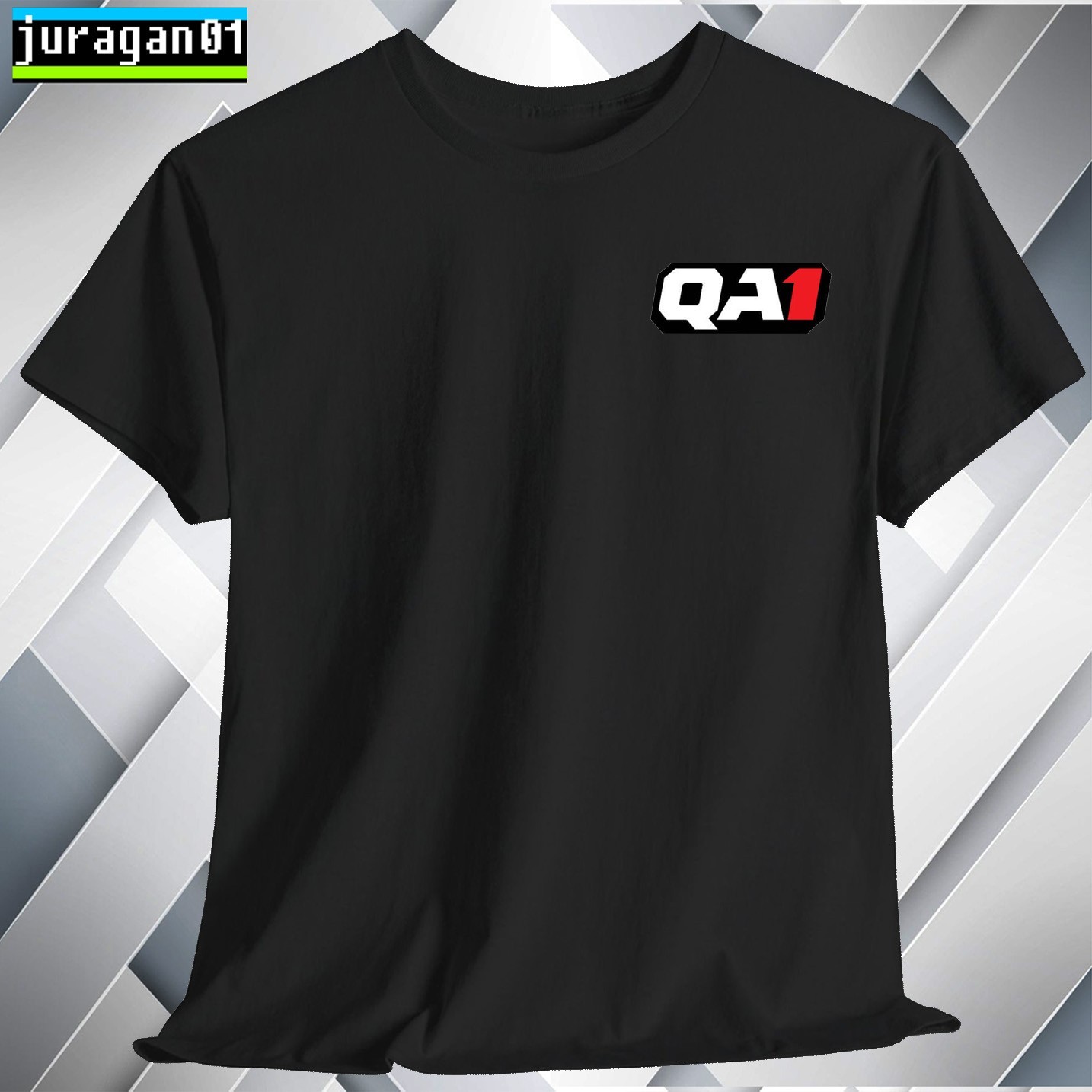 QA1 Kits T-Shirt Small Logo Black/Gray/Blue/Red/White S to 5XL Made in USA