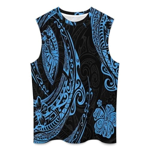 3D Tank Top Polynesian Tribal Moisture Wicking Athletic Sport