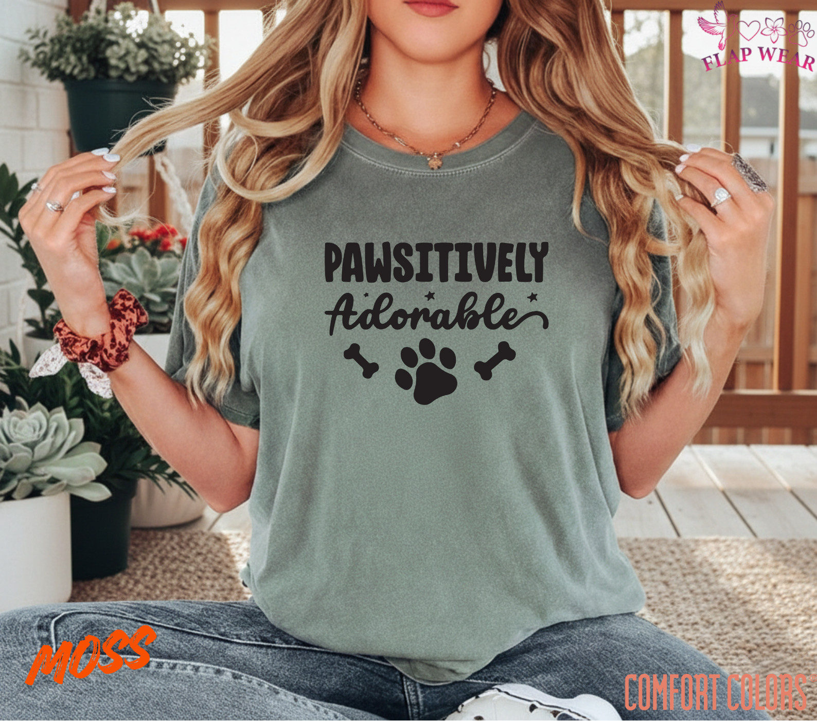 Unisex Pawsitively Adorable Dog Paw Print T-Shirt – Cute Pet Lover Graphic Tee