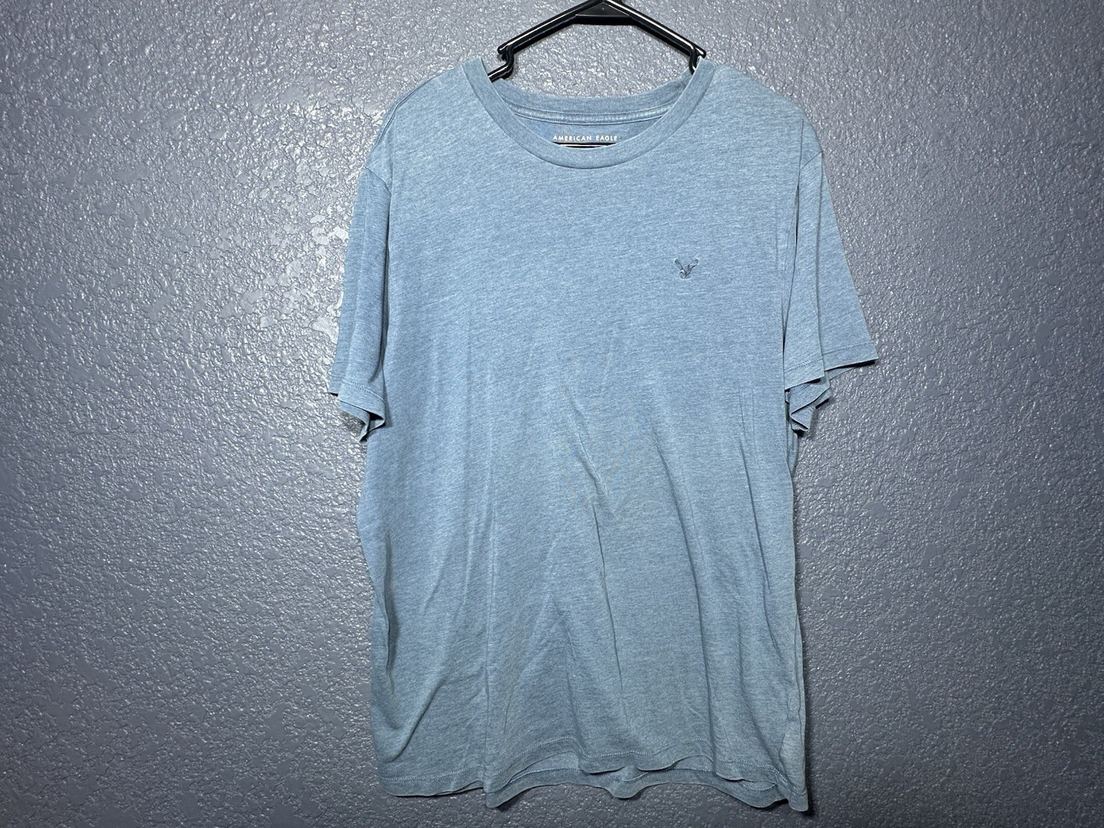 American Eagle Men’s Short Sleeve T Shirt Size Medium Blue Logo