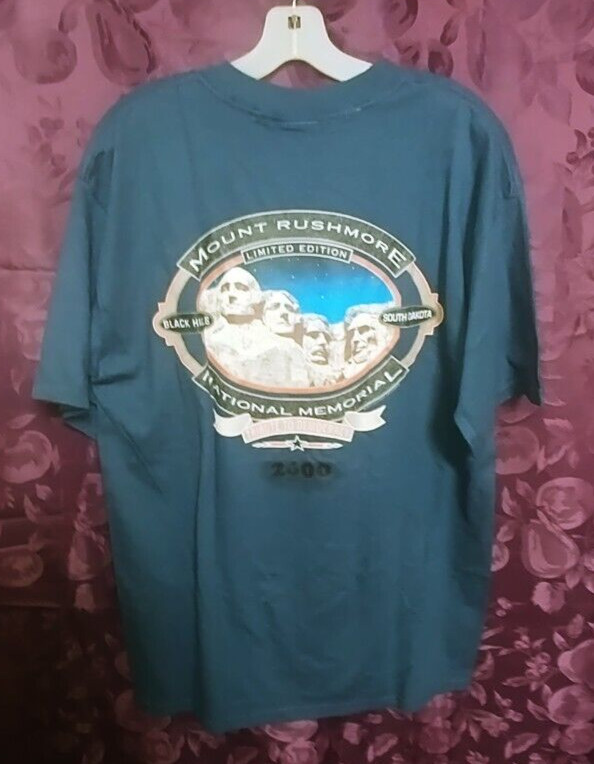 mens L fred harvey limited edition Mt rushmore t-shirt 2600 of 5000