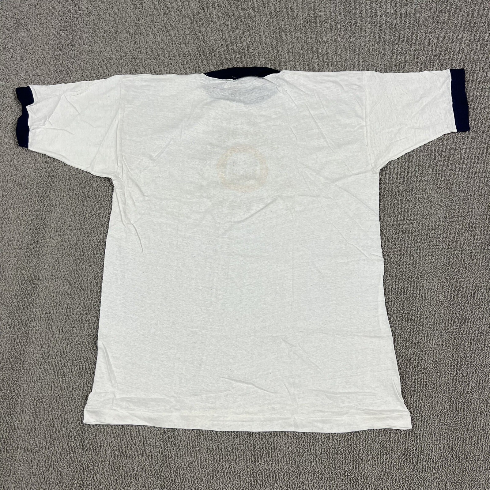 Vintage 70’s West Virginia Almost Heaven T Shirt Single Stitch Ringer Men’s NOS