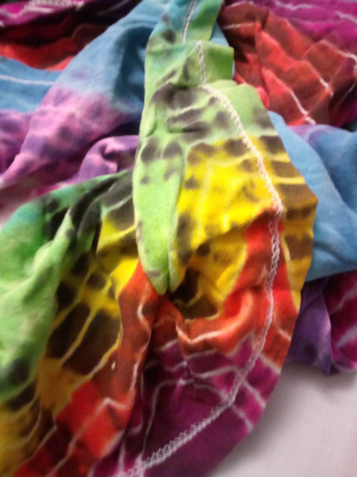 Flying V Guitar Tye-Dye T-shirt