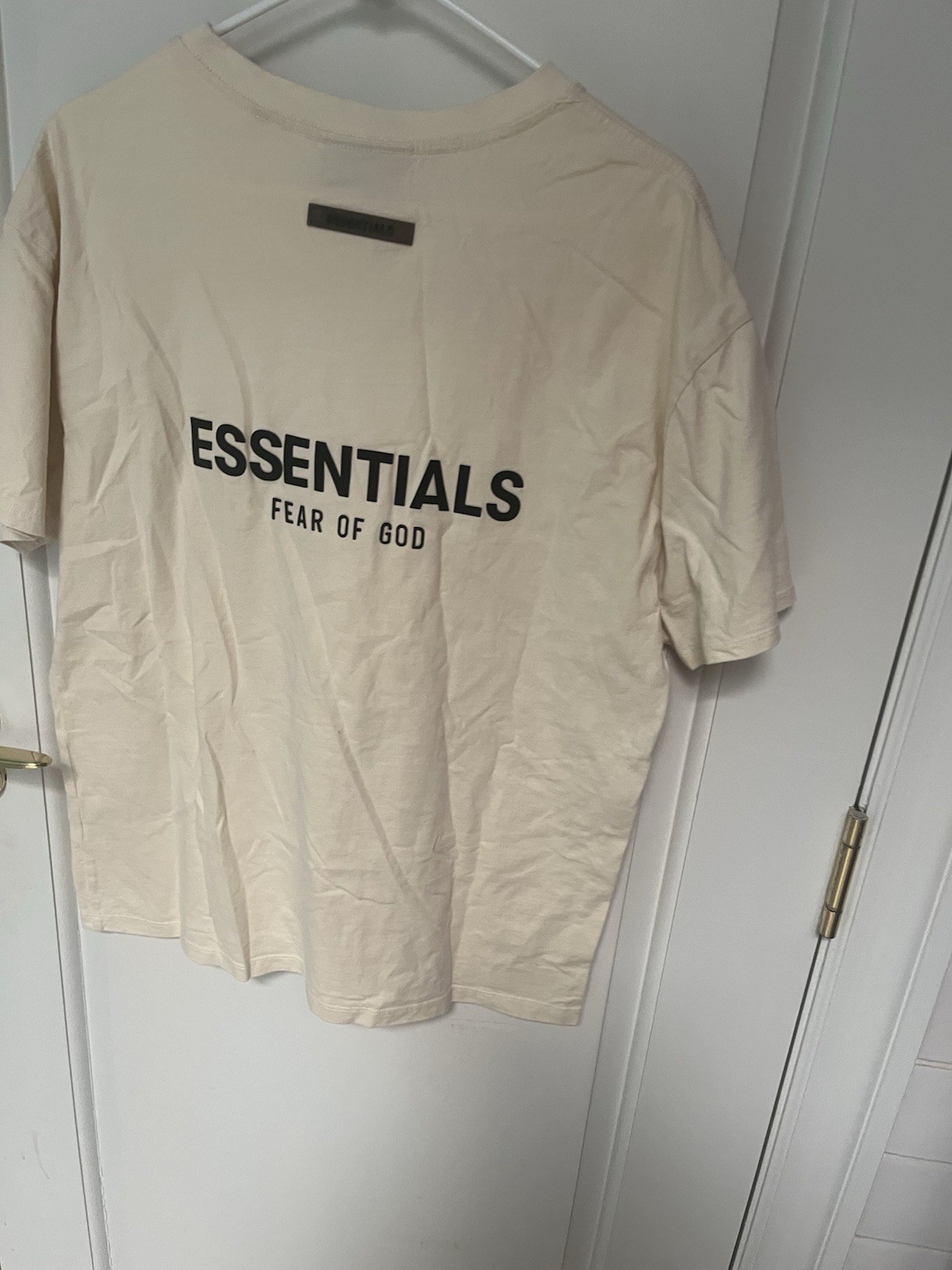 Essentials Men’s Cream T-shirt