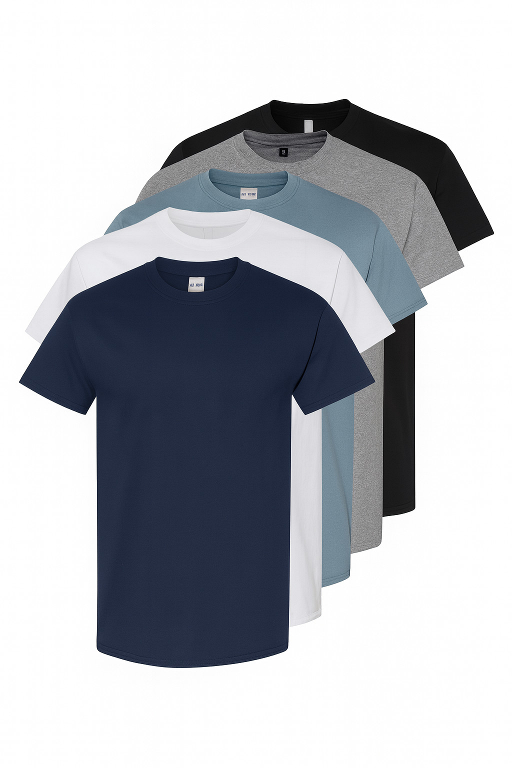 Gildan 5000 Heavy Cotton T-Shirt (Pack of 5) Blank Plain Shirts Lot S-2X