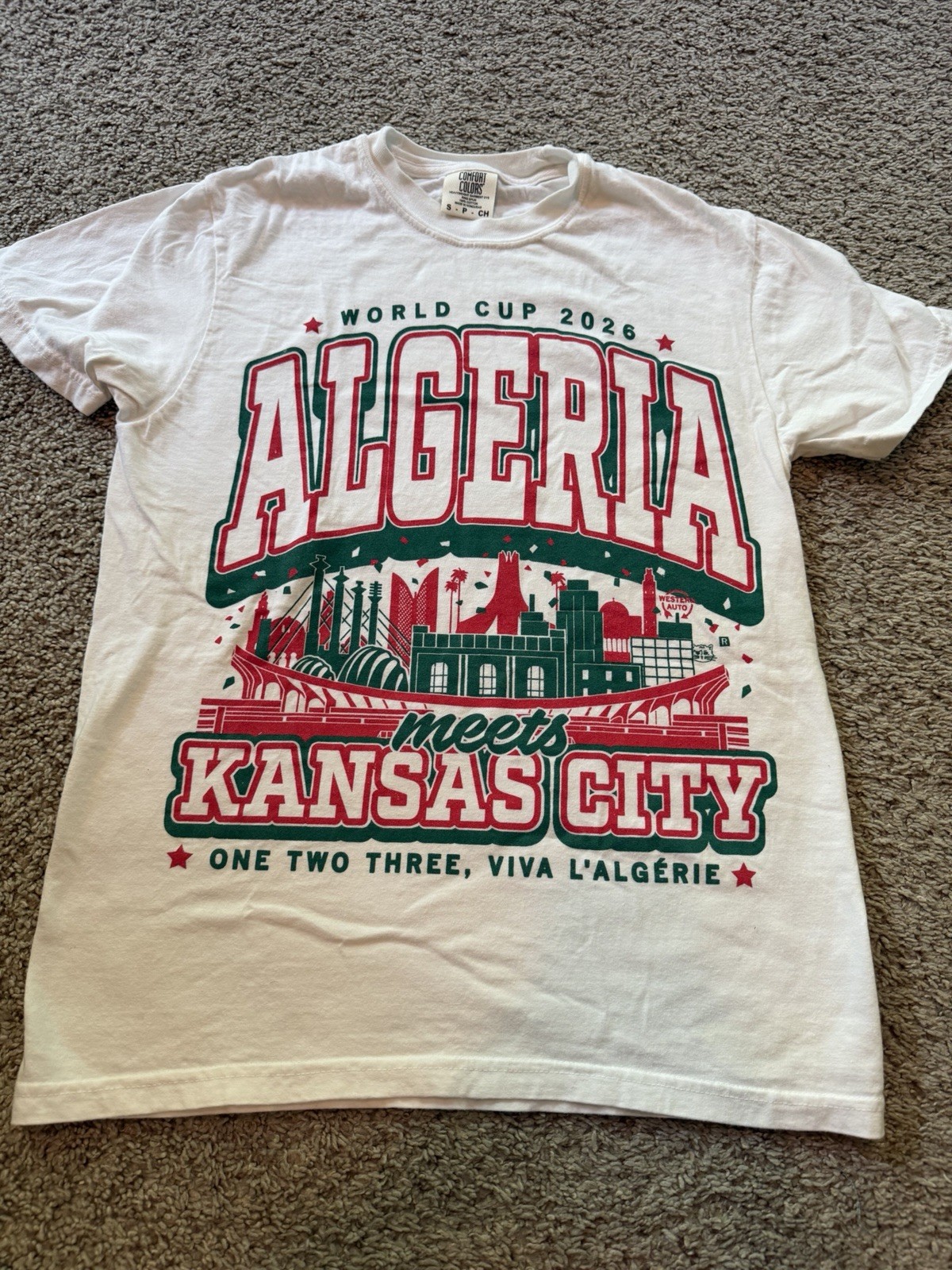 Algeria x Kansas City World Cup 2026 T-Shirt – Comfort Colors Small