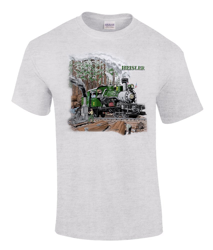 Heisler Authentic Train locomotive Railroad T-Shirt [132]