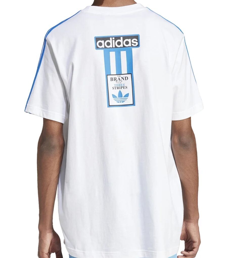 NEW MEN’S ADIDAS ORIGINALS ADIBREAK TEE SHIRT ~SIZE LARGE #IV5351